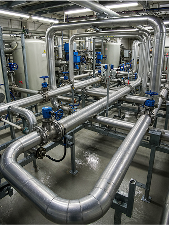 Industrial Plumbing Networks